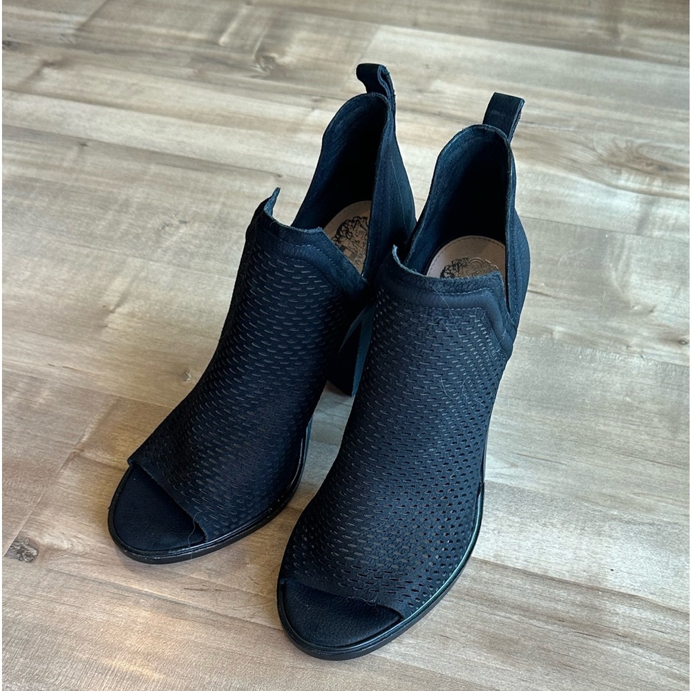 Vince Camuto Open Toe Booties